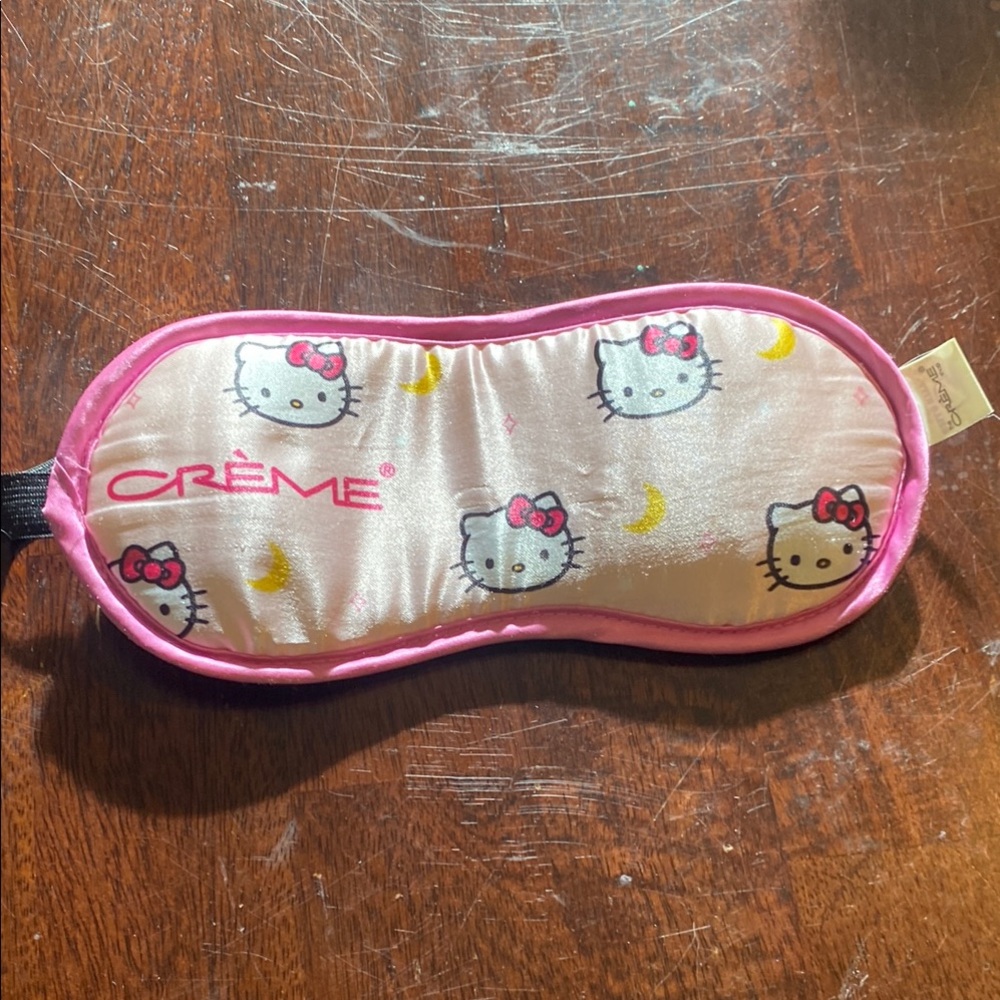 Sanrio Hello Kitty Pink and White Sleep Mask